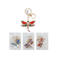 KEYRING DIAMANTE DRAGONFLY UN12