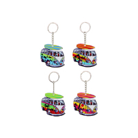 ACRYLIC CAMPERVAN KEYRING 4ASST UN12