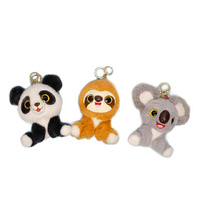 PLUSH ANIMAL 12CM W/KEYCHAIN 3ASST UN12