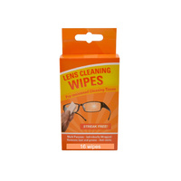 LENS CLEANER WIPES PKT 16