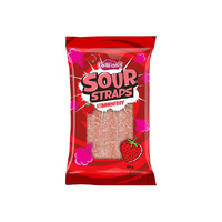 SOUR STRAPS STRAWBERRY 160G UN12