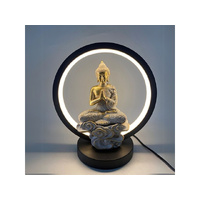 BUDDHA TABLE LAMP USB 20X12X22CM