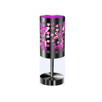 METAL TOUCH LAMP PURPLE B/FLY