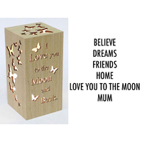 STARLIGHT NIGHT LIGHT 10X10X20CM 6ASST