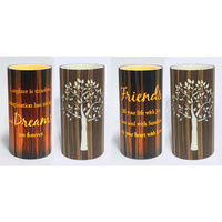 STARLIGHT CYLINDER N/LIGHT 15CM 2ASST