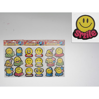 MAGNET SMILEY FACE 6PK 3ASST