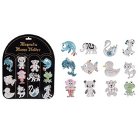 BLING ANIMAL MAGNET 12ASST