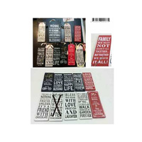 SHABBY WOODEN PLQ W/MAGNET 10ASST