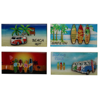 10CM SURF BEACH MAGNETS 4ASST UN12
