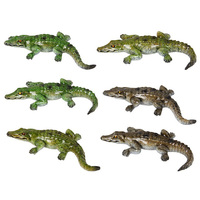 8CM MARBLE CROC MAGNET 4ASST UN12