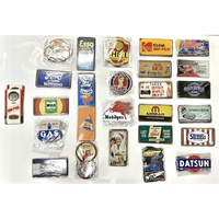 TIN FRIDGE MAGNETS 12X6CM 26ASST