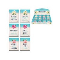 6X8CM FRANGIPANI CERAMIC MAG 6ASS UN48