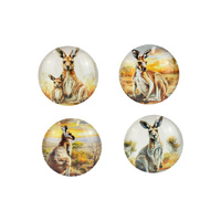 KANGAROO IN BUSH MAGNET 4ASST UN12