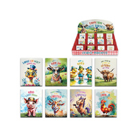 8X8CM FUNNY FARM MAGNET PACK UN48