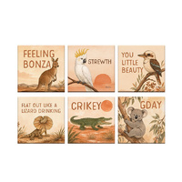 8CM FUNNY AUSTRALIANA MAGNET 6ASST UN12