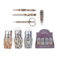 ANIMAL PRINT MANICURE SET 3ASST UN12