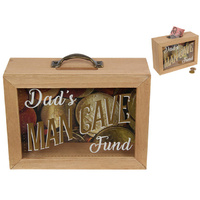 20X15CM MANCAVE MONEY BOX QTY 2