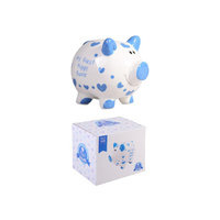 MY FIRST PIGGY BANK BLUE