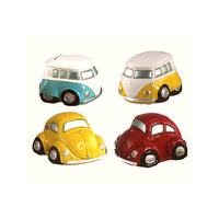 FUNNY CAR MONEY BOX 4ASST