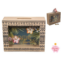 20X16CM R/FOREST MONEY BOX QTY 2