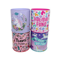ROUND SHAPED COIN BOX 6ASST