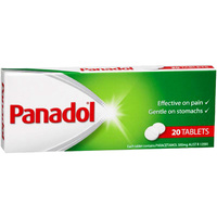 PANADOL TABLETS 20PK UN24