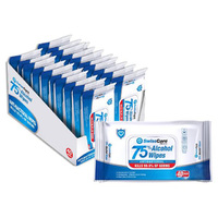 SC 75% ALCOHOL WIPES 40PK UN12