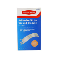 WOUND CLOSURE STRIPS 6X75MM 24PK UN6