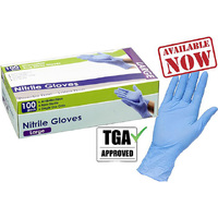 NITRILE GLOVES LARGE 100PK