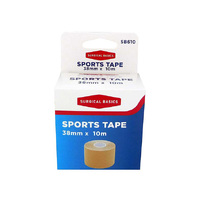 SPORTS TAPE TAN 3.8CM X 10M SOLD QTY4