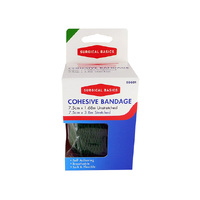 COHESIVE BANDAGE GREEN 7.5CM X 1.68M UN6