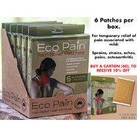 ECO PAIN RELIEF PATCHES 6PK UN6
