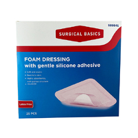 FOAM DRESSING SILICONE ADHESIVE 10X10 UN25