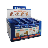 SWISSCARE ADHESIVE BANDAGE MIX FABRIC UN24