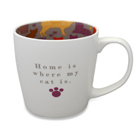 HOME IS MY CAT MUG SOLD QTY2