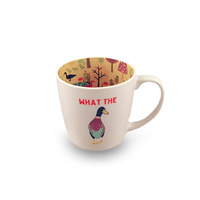 WHAT THE DUCK INSIDE OUT MUG SOLD QTY2