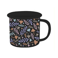 FLORAL ENAMEL TRAVEL MUG