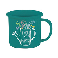 GARDENING ENAMEL MUG
