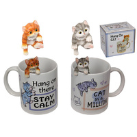 CALMING CAT MUG 2ASST
