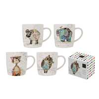 BUG ART KOOKS MUGS 4ASST
