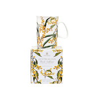 AUS FLORAL EMBLEMS WATTLE CAN MUG