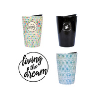 LIVING THE DREAM TRAVEL MUGS 6ASST