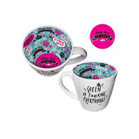 QUEEN OF EVERYTHING INSIDE OUT MUG 14OZ SOLD QTY2