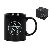 BLACK PENTAGRAM MUG