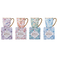PAISLEY DELIGHT MUGS 4ASST
