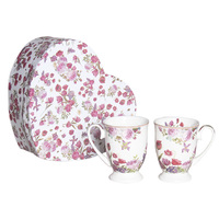 ROSE AND TULIP 2PC MUG 280CC