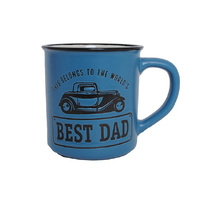 BEST DAD MANLY MUG SOLD QTY2