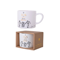 GOLDEN WORDS MUG FAMILY 8x12x8cm