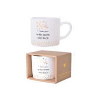 GOLDEN WORDS MUG LOVE 8x12x8cm