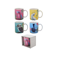 AUSTRALIAN BIRDS MUG 4ASST